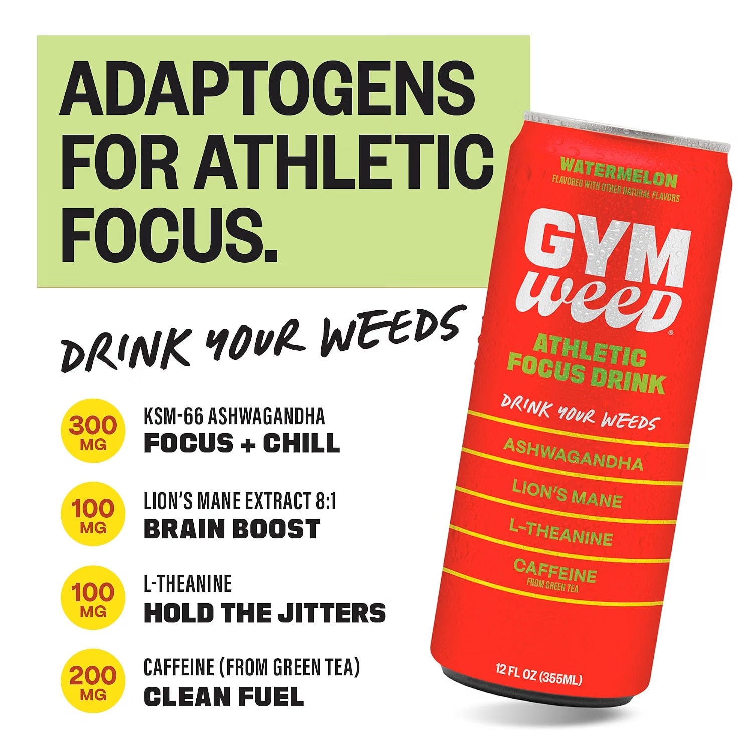 Gym Weed Athletic Focus Drink supplement review